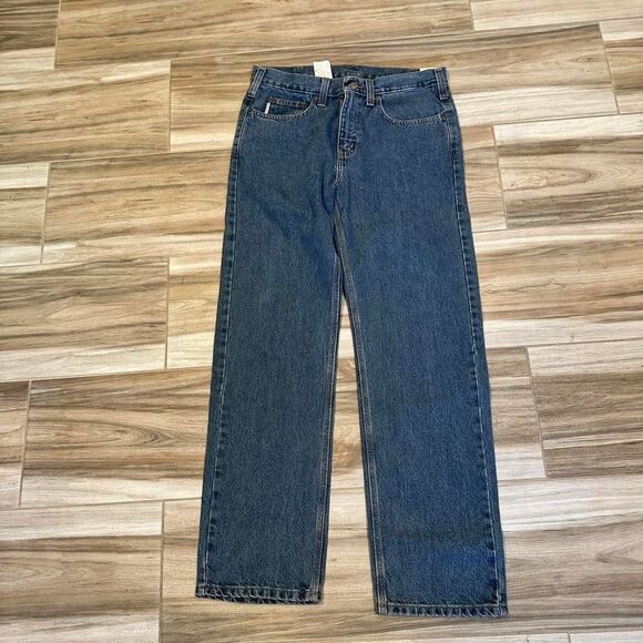 Brand New Vintage Carhartt Men's Blue and Navy Jeans - Picture 2 of 6